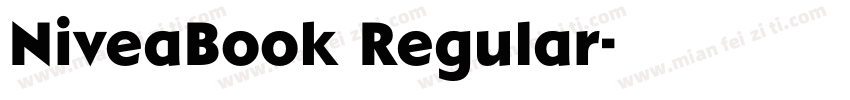 NiveaBook Regular字体转换